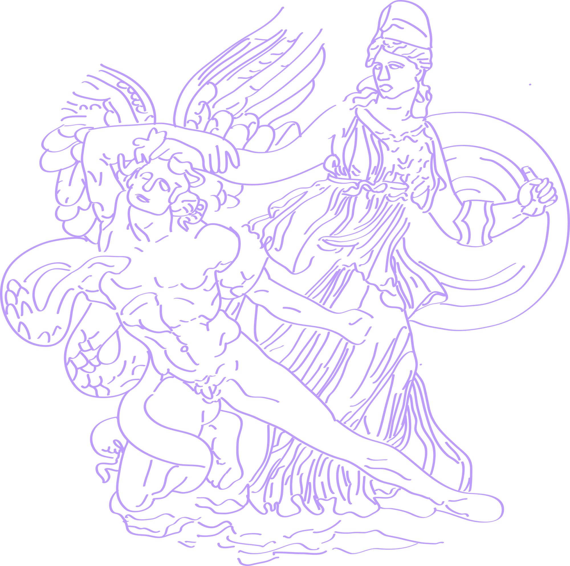 Digested Objects, in which the larvae subjected over waste polystyrene eat it away in paths and shape a three-part relief by Yana Zschiedrich